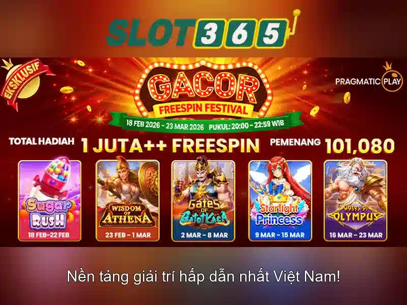 Slot365: trải nghiệm slot trực tuyến hàng đầu